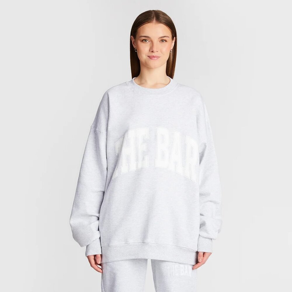 NWT THE BAR VARSITY SWEATSHIRT